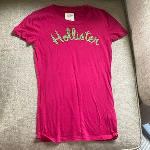 Pink Hollister shirt- small
